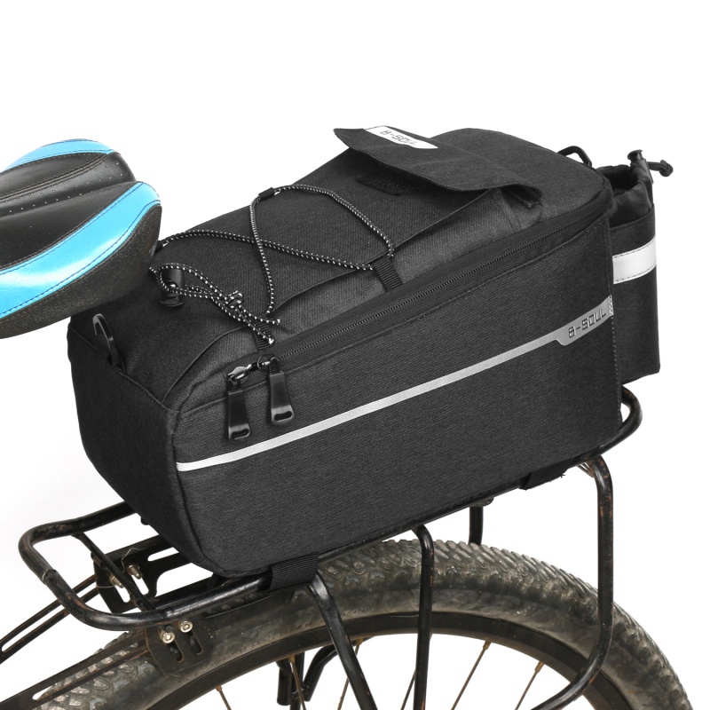 Bicycle Rear Rack Bag Bike Tail Seat Trunk Packs Stroage Pouch Handbag Pannier 